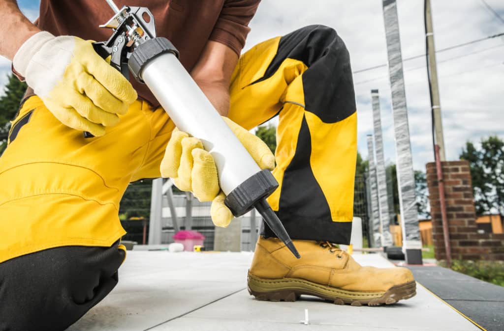Concrete surface prepared for repair
